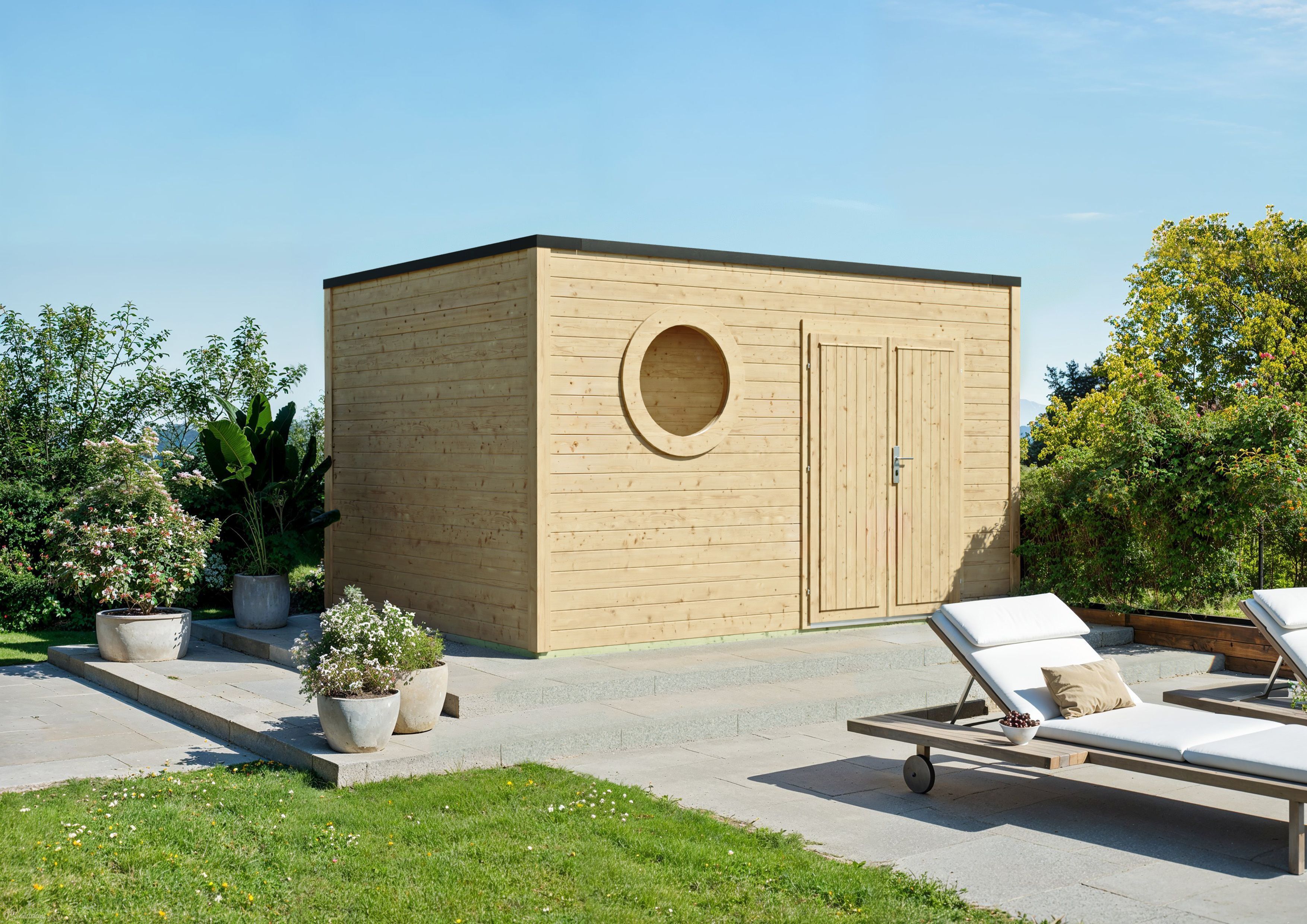 26 % billiger: Fjordholz Gartenhütte Modell Rondo 40 C Unkategorisiert online kaufen