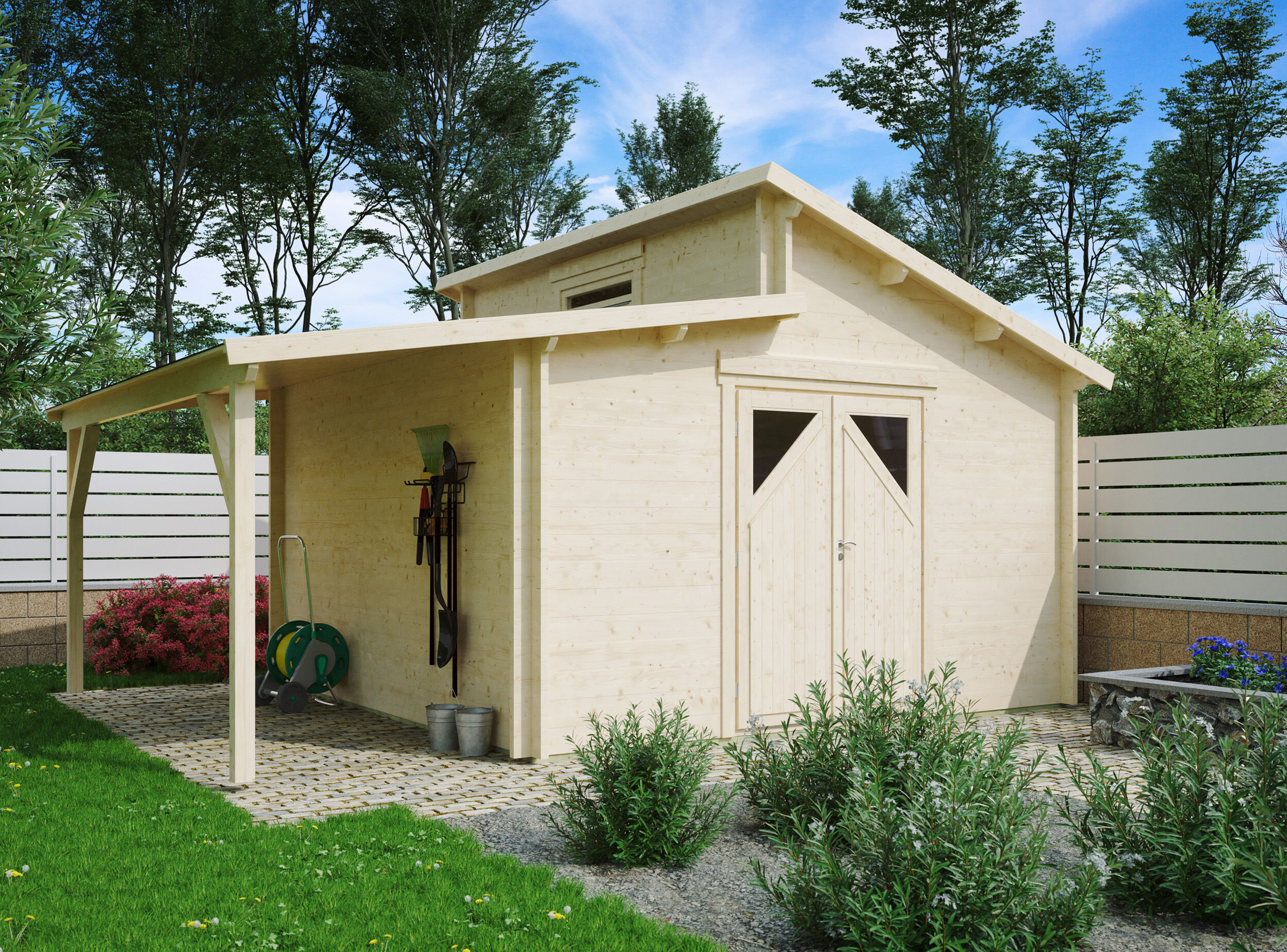 26 % billiger: Fjordholz Gartenhütte Modell Varianta 44 F +SD 6x4m Unkategorisiert online kaufen
