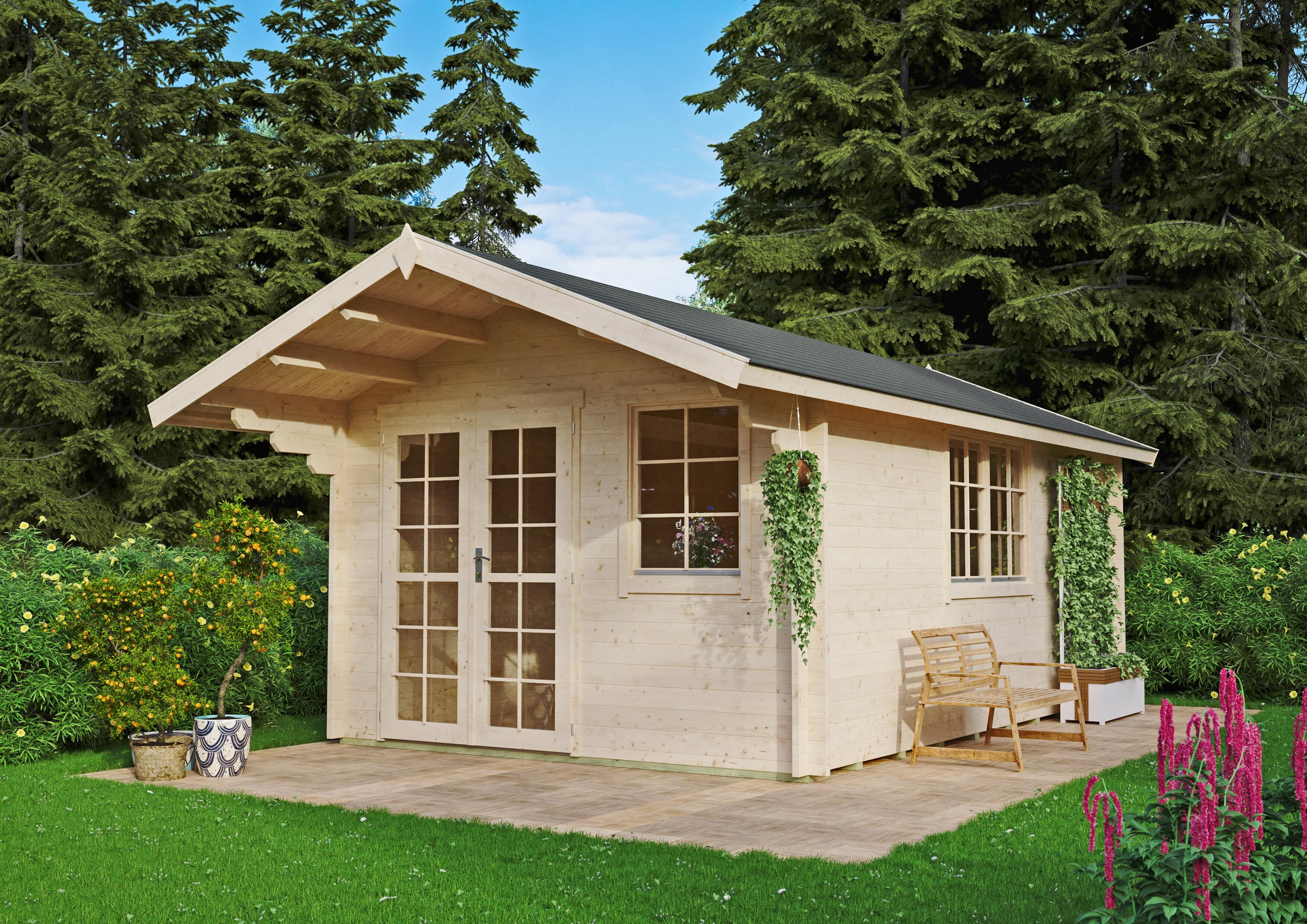 26 % billiger: Gartenhütte Modell Carl 40 C Unkategorisiert online kaufen