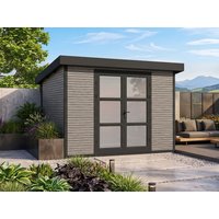 26 % billiger: WPC Gartenhütte Modell FineLine 5,8 m² Grau 3x2m Unkategorisiert online kaufen