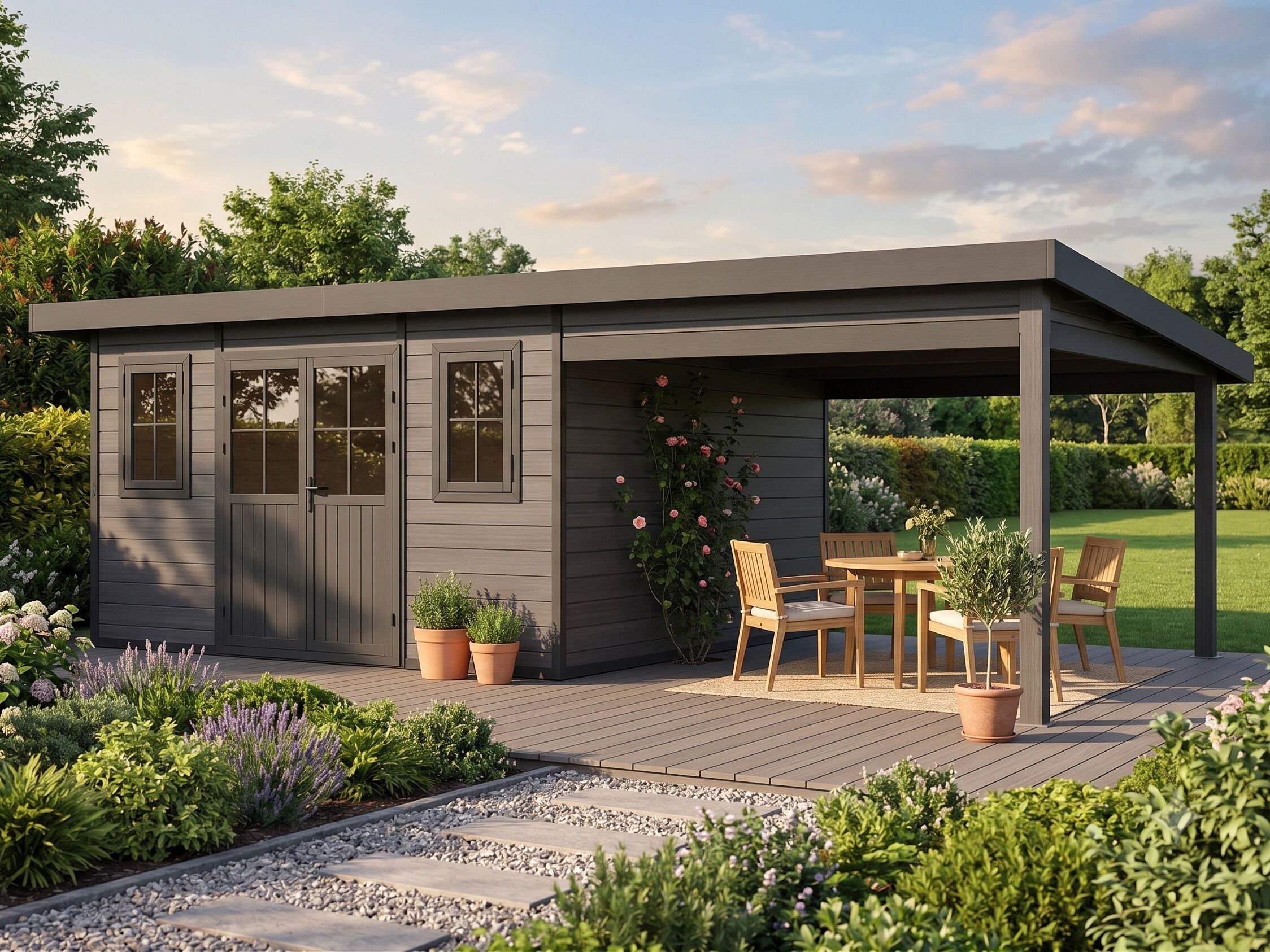 26 % billiger: WPC Gartenhütte Modell Style DeLuxe 20,00 m² 7x3m Unkategorisiert online kaufen 26 % billiger: WPC Gartenhütte Modell Style DeLuxe 20,00 m² 7x3m Unkategorisiert online kaufen