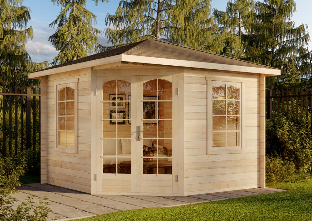 5-Eck Gartenhütte Viking 3x3m Unkategorisiert online kaufen 5-Eck Gartenhütte Viking 3x3m Unkategorisiert online kaufen