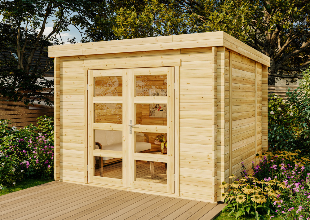 B-Ware Gartenhütte Paloma Sol - Naturbelassen 3x3m Unkategorisiert online kaufen B-Ware Gartenhütte Paloma Sol - Naturbelassen 3x3m Unkategorisiert online kaufen