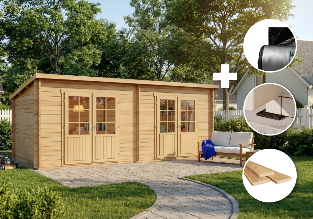 ECO Set - Gartenhütte Maria Twin 6x3m Unkategorisiert online kaufen ECO Set - Gartenhütte Maria Twin 6x3m Unkategorisiert online kaufen