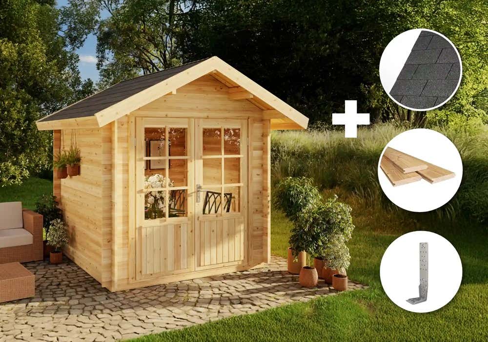 ECO Set - Gartenhütte Palma 3x3m Unkategorisiert online kaufen ECO Set - Gartenhütte Palma 3x3m Unkategorisiert online kaufen