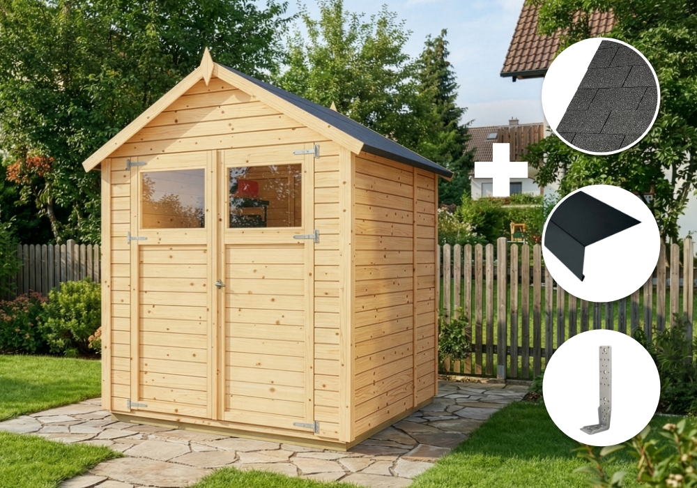 ECO Set Plus - Gerätehaus Alisha 202 x 191 cm 2x2m Unkategorisiert online kaufen ECO Set Plus - Gerätehaus Alisha 202 x 191 cm 2x2m Unkategorisiert online kaufen
