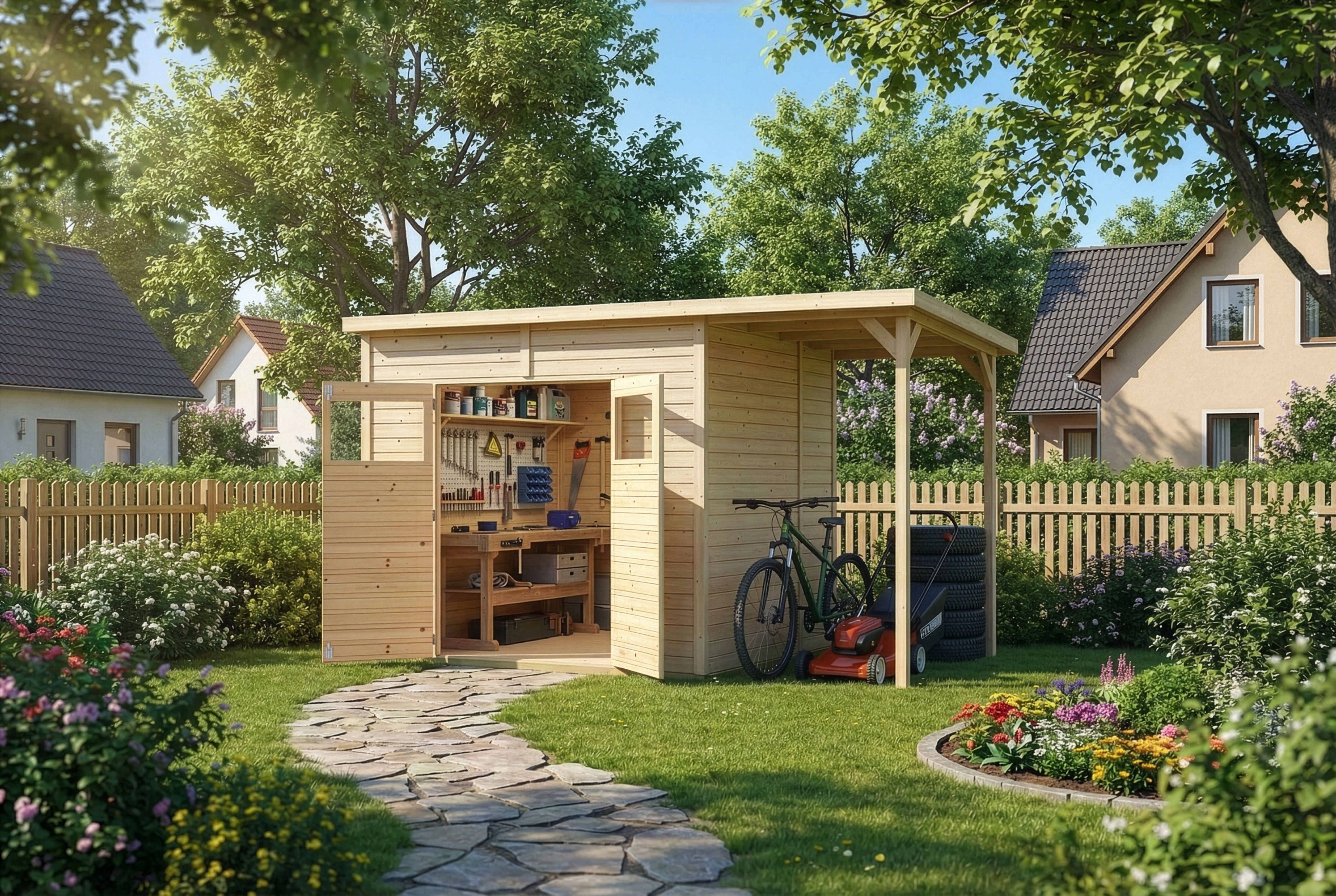 Gerätehaus Mollie Plus 4x2m Unkategorisiert online kaufen Gerätehaus Mollie Plus 4x2m Unkategorisiert online kaufen