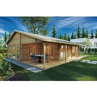 Zwei-Schlafzimmer Blockhaus Ferienhaus “Daisy” 10x10m mit Schlafboden, mit Terrasse Unkategorisiert online kaufen Zwei-Schlafzimmer Blockhaus Ferienhaus “Daisy” 10x10m mit Schlafboden, mit Terrasse Unkategorisiert online kaufen