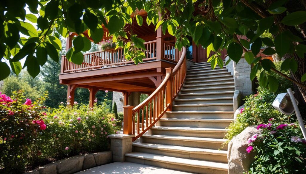 Treppen für Gartenhäuser