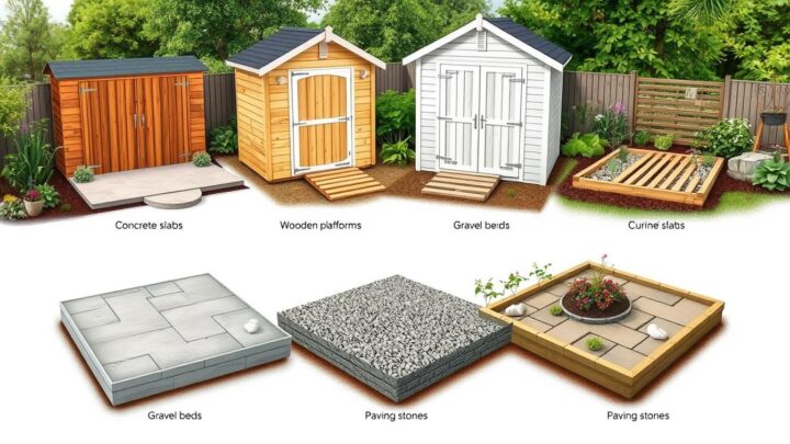 Gartenhütte Fundamentarten – Die besten Lösungen