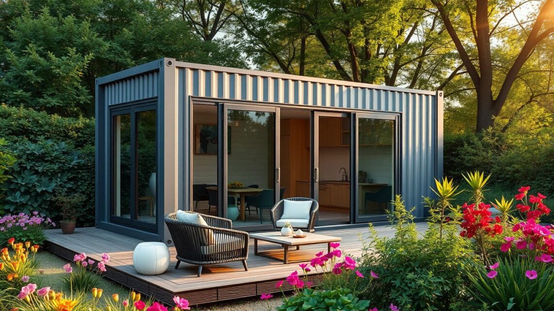 Containerhaus – Wohnen in einer Box im Garten