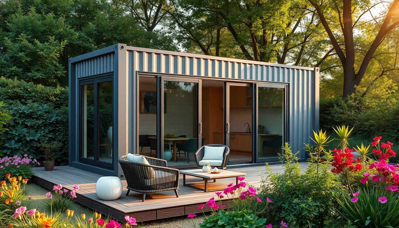 Containerhaus – Wohnen in einer Box im Garten