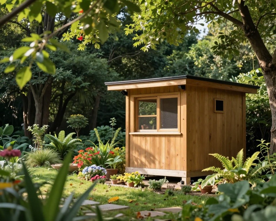 Abhörschutz Gartenhütte