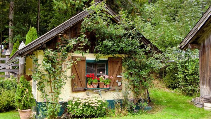 Eine Gartenhütte eignet sich für viele Hobbys