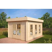 Gartenhütte “Jacob B” 3x4m | 3x4m großes Gartenhütte aus Holz | Kleines Gartenhütte aus Holz | Mini-Gartenhütte aus Holz
