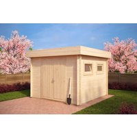 Kleines Holz-Gerätehaus “Lucas F” 3x3m | Kleines Gartenhütte 3x3m | Gartenhütte aus Holz | Gartenhütte klein | Mini-Gartenhütte Holz