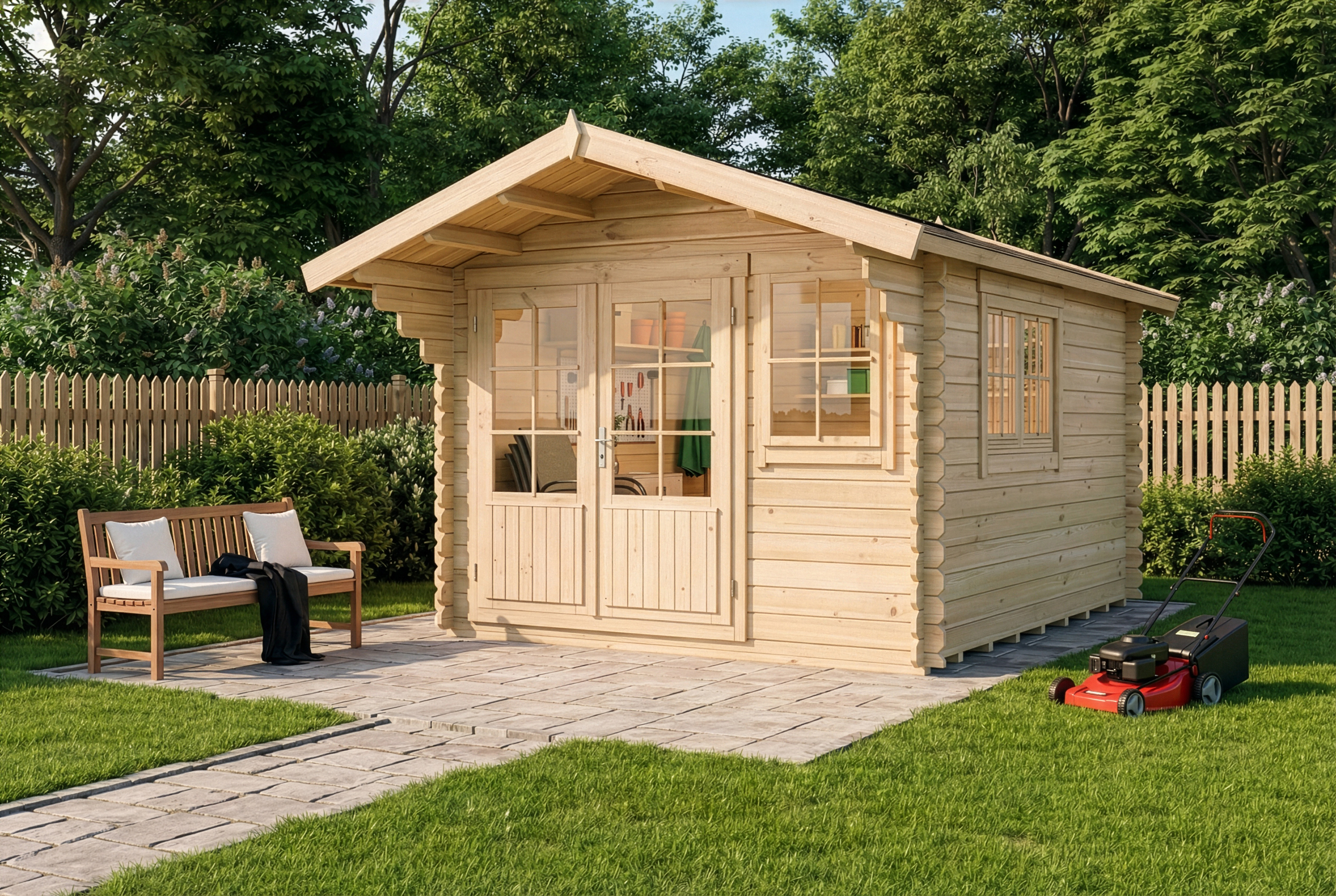 Gartenhütte Gabriel 300 x 400 cm 5x3m