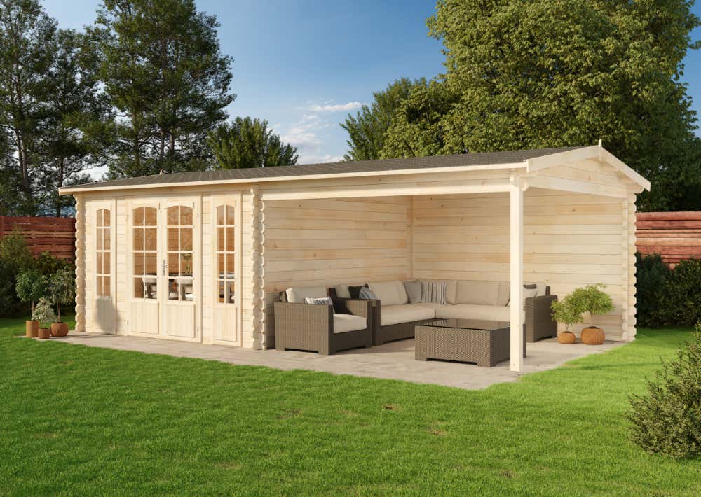 Gartenhütte Freiburg 8x4m