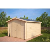 Großes Gartengerätehaus “Eva A” 3x4m | Großer Gartenlagerraum 14m² | Bestseller-Schuppen mit viel Platz | Schuppen zum Verkauf