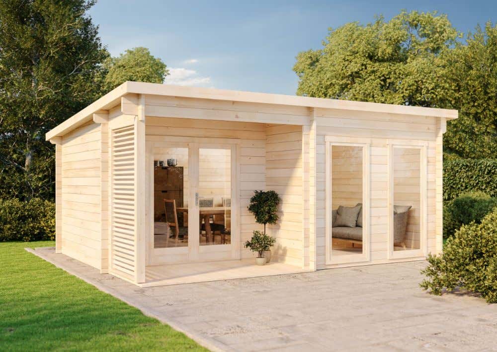 Gartenhütte Orkus 6x4m