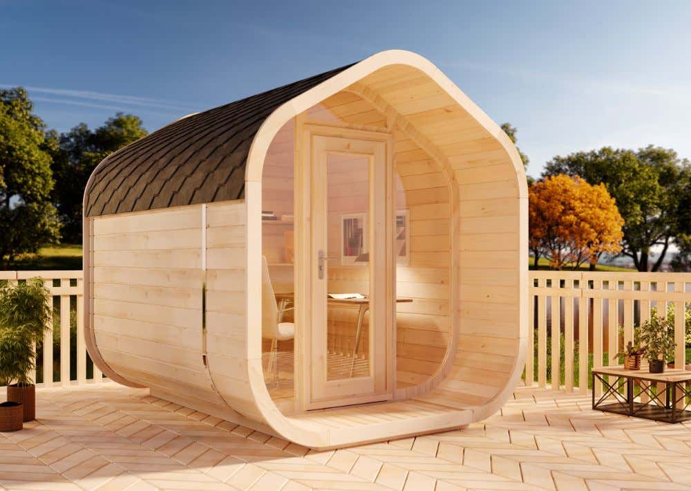Gartenhütte ScandiCube Wave Comfort 3x2m