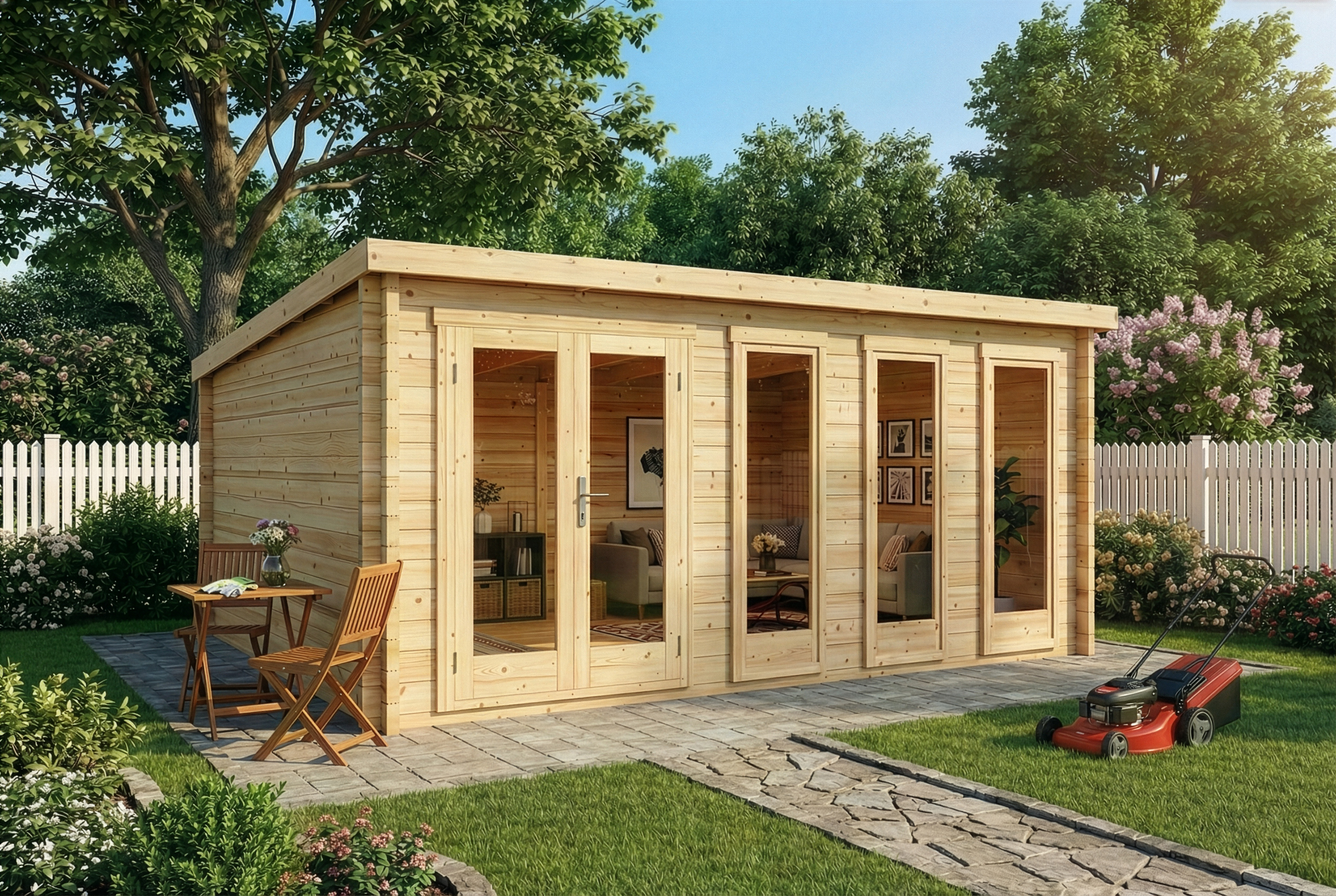Gartenhütte Atrium D 6x6m