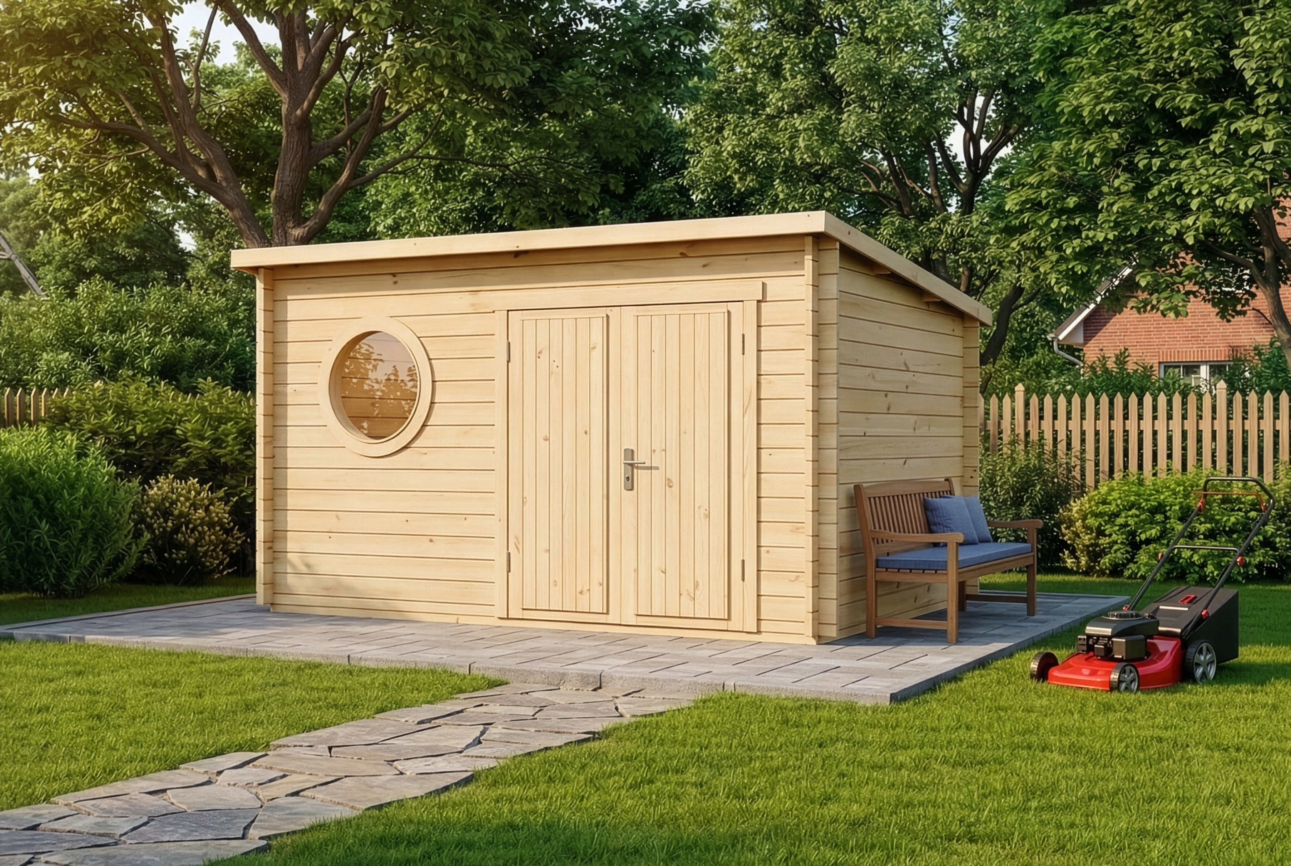 Gartenhütte Maria Rondo B 4x3m