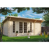 26 % billiger: Fjordholz Gartenhütte Modell Jacob 44 C mit Abstell 5x3m