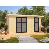 26 % billiger: Fjordholz Gartenhütte Modell Alu Line 28-F 4x3m