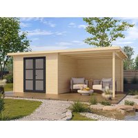 26 % billiger: Fjordholz Gartenhütte Modell Alu Line 28-C 3x3m