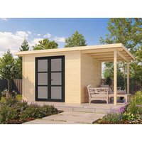 26 % billiger: Fjordholz Gartenhütte Modell Alu Line 28-B 3x3m