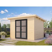 26 % billiger: Fjordholz Gartenhütte Modell Alu Line 28-A 3x3m