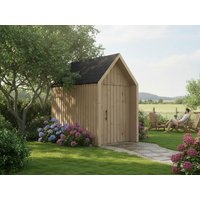 26 % billiger: Fjordholz Garten- und Gerätehaus Modell Västervik- 2x2m
