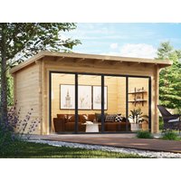 26 % billiger: Fjordholz Gartenhütte Modell Berlin 44 F IsoSlide 5x3m