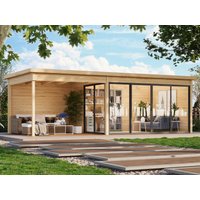 26 % billiger: Fjordholz Gartenhütte Modell Office IsoSlide 3 SD 7x3m