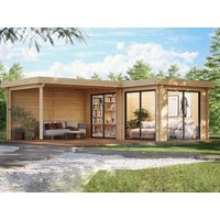 26 % billiger: Fjordholz Gartenhütte Modell Luisa-44 IsoSlide 7x5m
