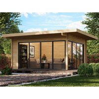 26 % billiger: Fjordholz Gartenhütte Modell Office IsoSlide 10 5x5m