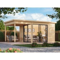 26 % billiger: Fjordholz Gartenhütte Modell Office IsoSlide 1 SD 5x3m