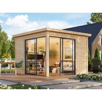 26 % billiger: Fjordholz Gartenhütte Modell Office IsoSlide 1 3x3m