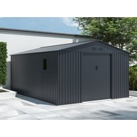 25 % billiger: Metall Gerätehaus Modell München 14,39 m² 4x3m
