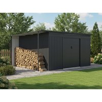 26 % billiger: Metall Gerätehaus Modell Berlin 11,93 m² 4x3m