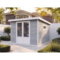 26 % billiger: WPC Gartenhütte Modell Ligno White 8,4 m² 3x3m