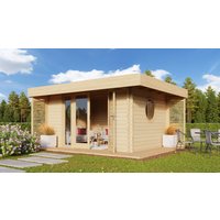26 % billiger: Fjordholz Gartenlounge Modell York 70 / Kiefer/Pin 5x4m