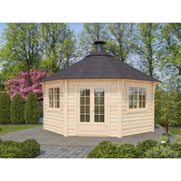 26 % billiger: Fjordholz 8-Eck Grillpavillon Modell Gunnar 17m² 5x4m