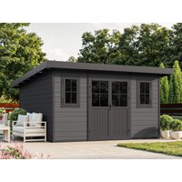 29 % billiger: WPC Gartenhütte Modell Style DeLuxe 15,0 m² 5x3m