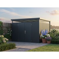 19 % billiger: StarLine Metall Gerätehaus Modell Solidum 9,0 m² 3x3m