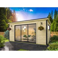 26 % billiger: Fjordholz Gartenhütte Modell Poel-3 5x3m