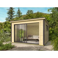 26 % billiger: Fjordholz Gartenhütte Modell Poel-2 4x4m