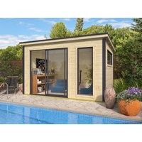 26 % billiger: Fjordholz Gartenhütte Modell Juist-1 4x3m