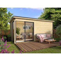 26 % billiger: Fjordholz Gartenhütte Modell Amrum-4 5x3m